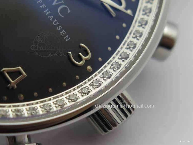 MIROTIME 0312 Unique Portuguese IW3714 Diam ZF V2 1:1 Best Edition Gray Dial On Brown Leather Strap A79350 (Slim Movement) 7250